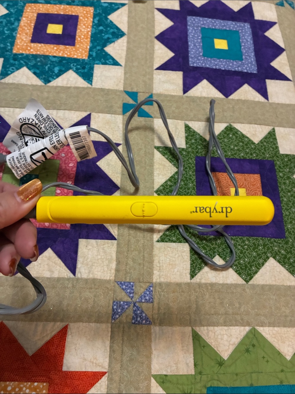 Drybar Yellow Mini Flat Iron Travel Straightener